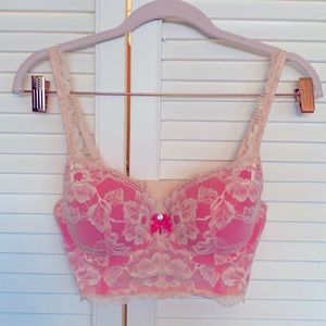 Victoria Secret Pink Lace Bra